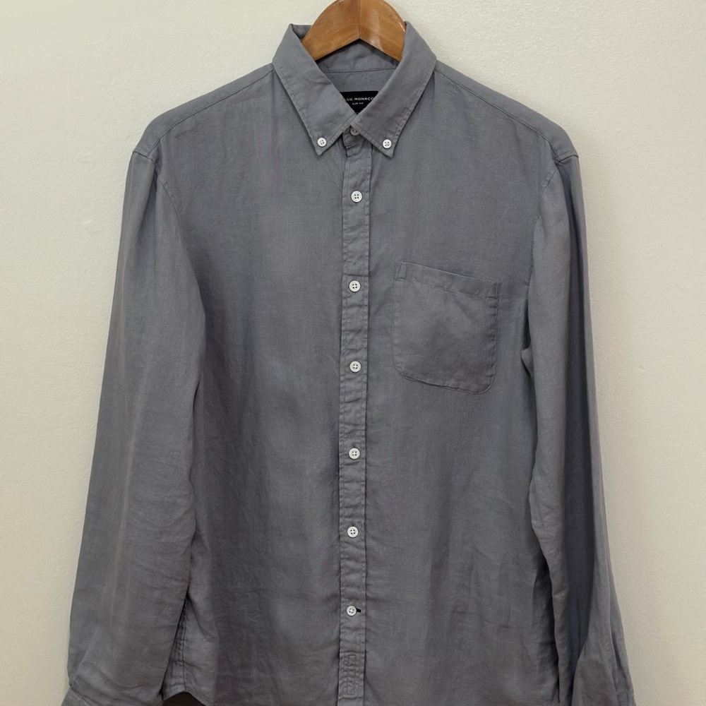 Club Monaco Charcoal Button-Down Shirt